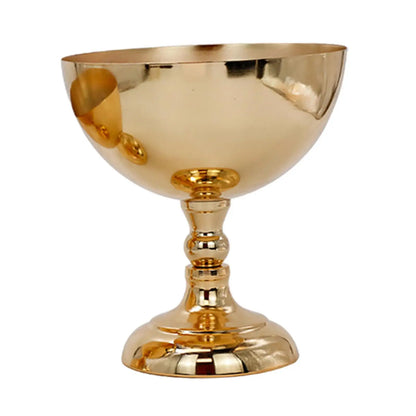 Vase centre de table mariage doré — vue 7