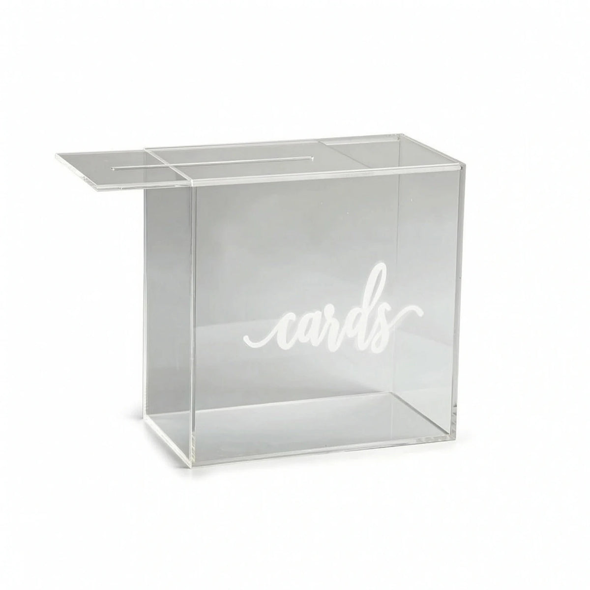 Urne mariage acrylique carrée moderne