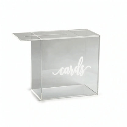 Urne mariage acrylique carrée moderne