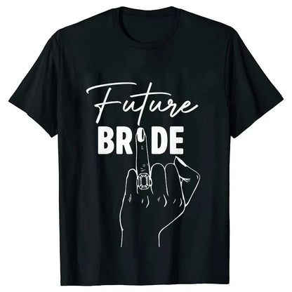 T-shirt EVJF Team Bride Doigt Bagué