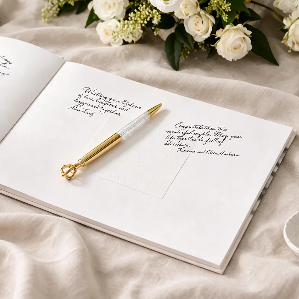 Livre d'or mariage album photo personnalisé — vue 4