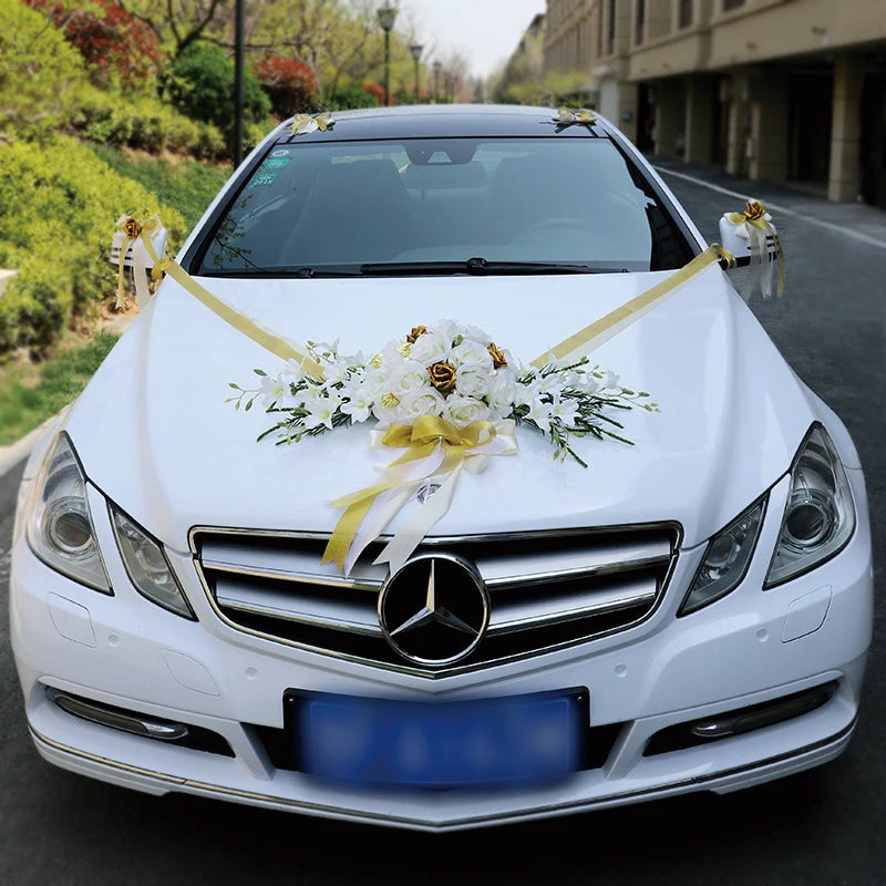 Kit Décoration Voiture Mariage Complet — vue 2