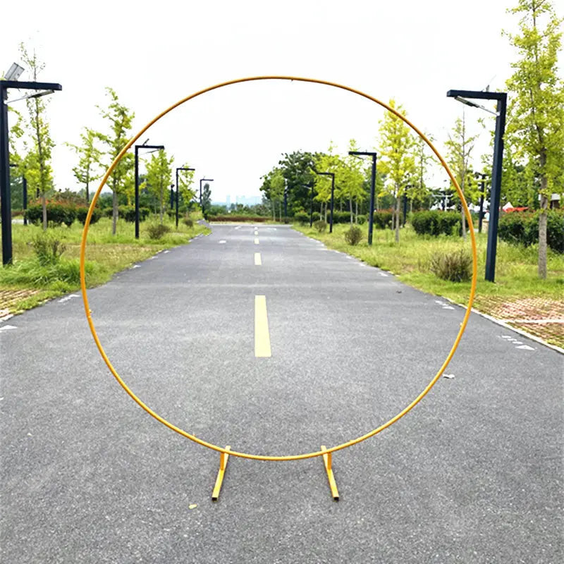 Arche Mariage Ronde Métal Blanc ou Doré