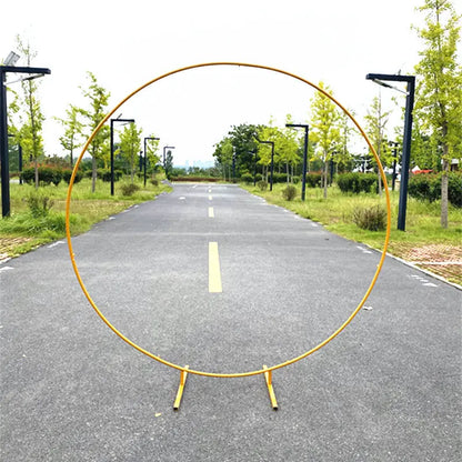 Arche Mariage Ronde Métal Blanc ou Doré