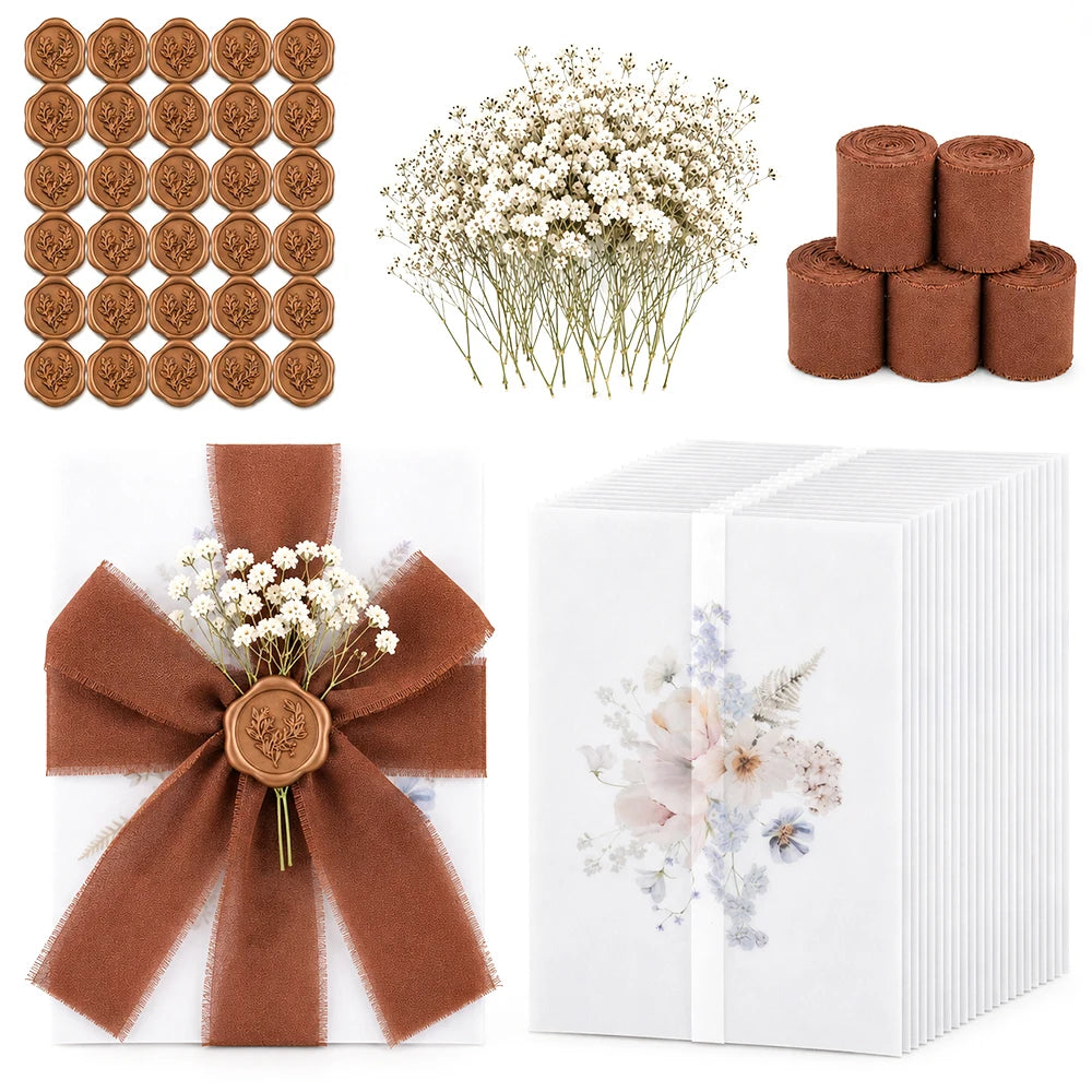 Kit Papeterie Mariage Bohème Terracotta