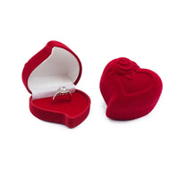 Écrin bague cœur rose en relief — vue 11