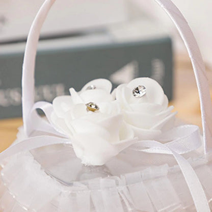 Panier alliance rose blanche — vue 3