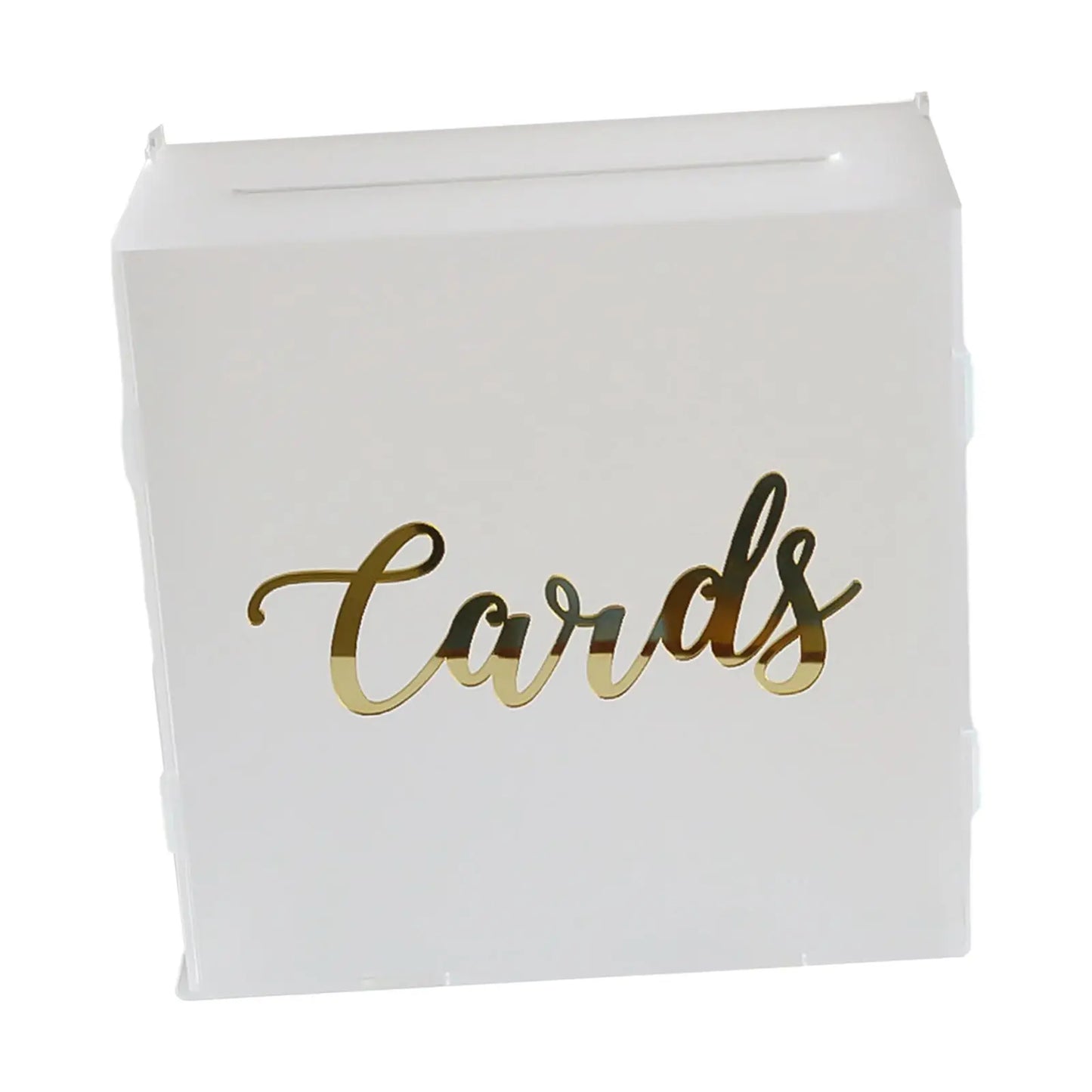 Urne mariage acrylique blanche ou irisée