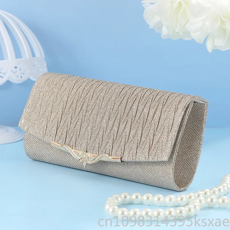 Sac de mariée vintage bleu perlé — vue 2