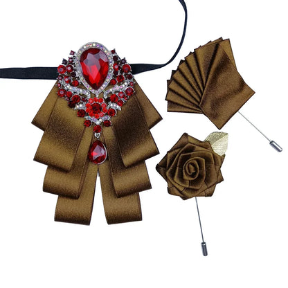 Nœud papillon mariage bijou et pochette — vue 16