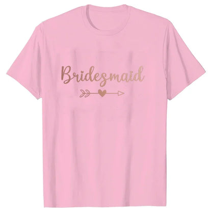 T-shirt EVJF cortège rose gold