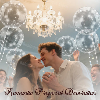 Ballons LED Transparents Mariage