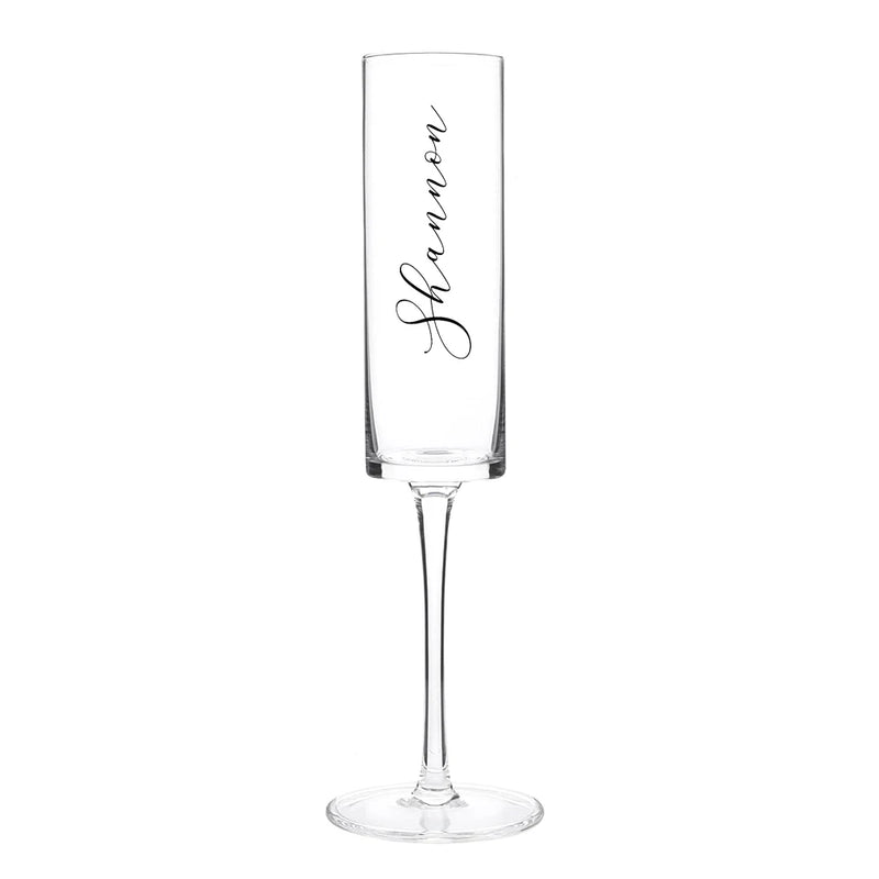 Flûte à Champagne Personnalisée Gravée Prénoms et Date — vue 10