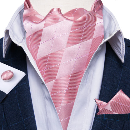 Cravate mariage lavallière cachemire et pochette — vue 2