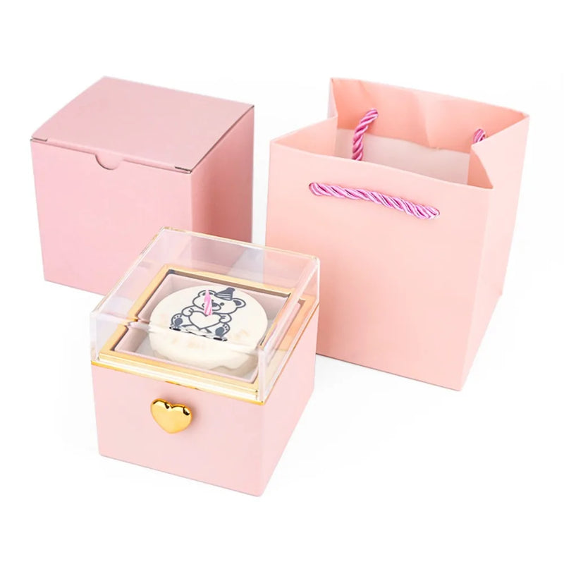 Boîte demande en mariage ourson rotative — vue 7