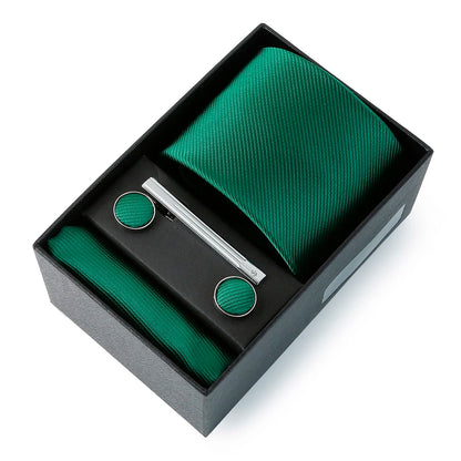 Coffret Cravate Mariage Unie avec Pince — vue 20