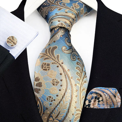 Cravate Mariage Jacquard Trois Pièces — vue 16