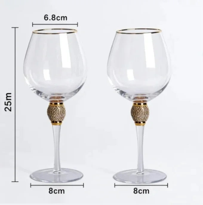 Verres à Vin en Cristal Mariage