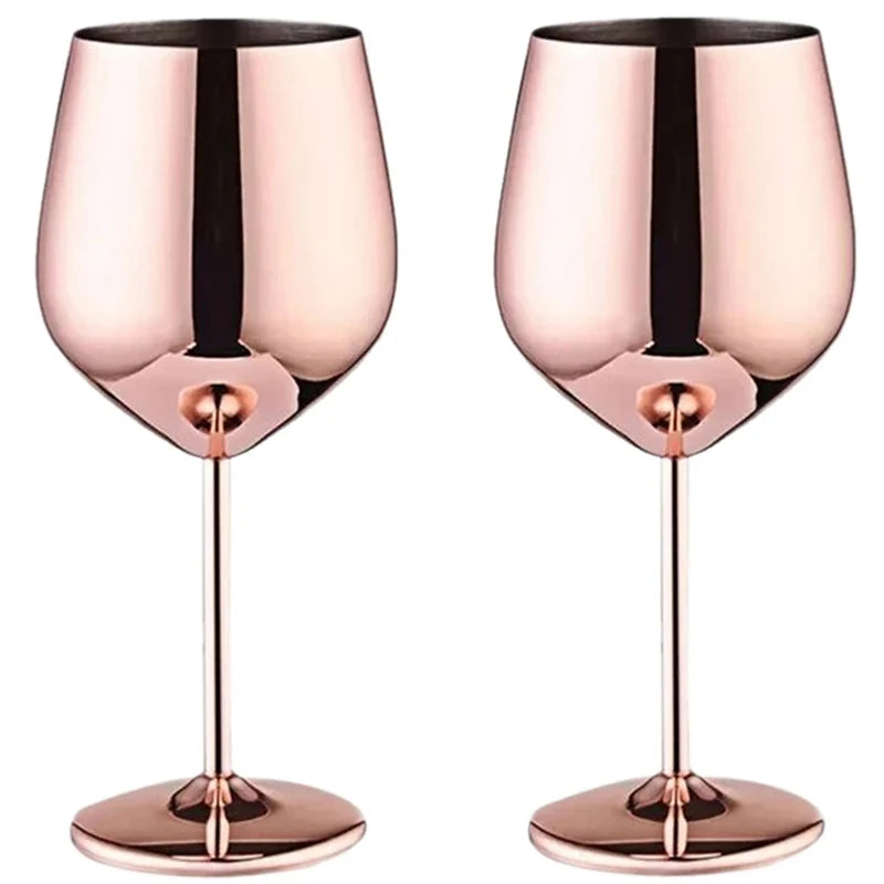 Verre à Vin Mariage en Inox 500 ml