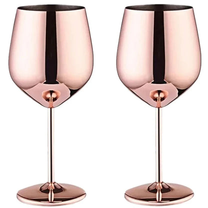 Verre à Vin Mariage en Inox 500 ml