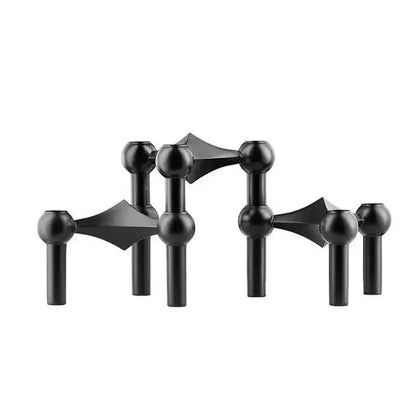 Bougeoir mariage métal modulaire empilable 3 bougies