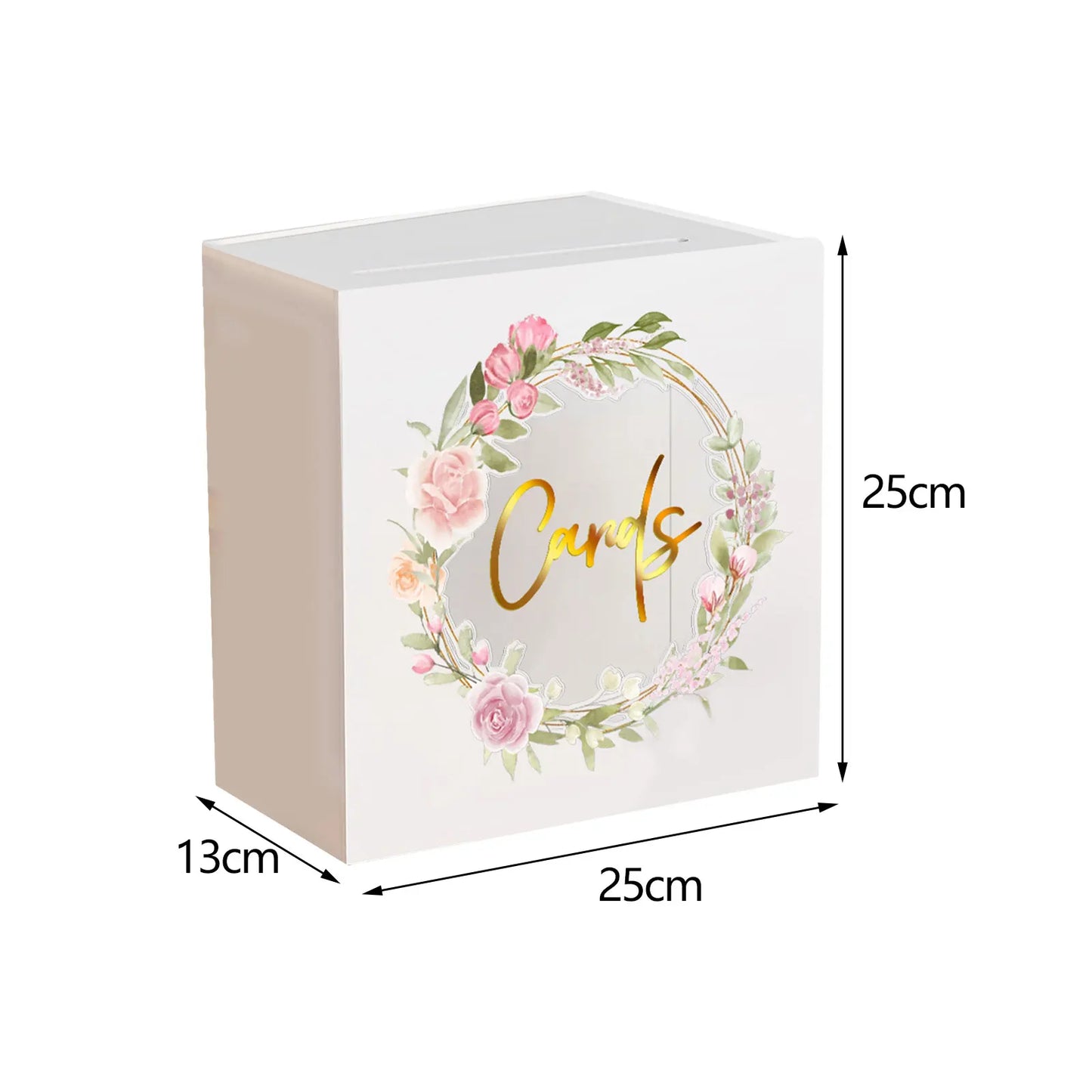 Urne mariage acrylique moderne à enveloppes