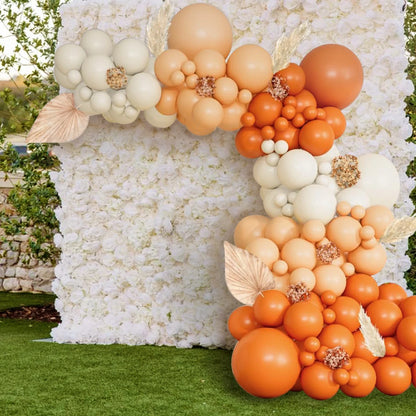 Arche Ballon Mariage Orange Mat
