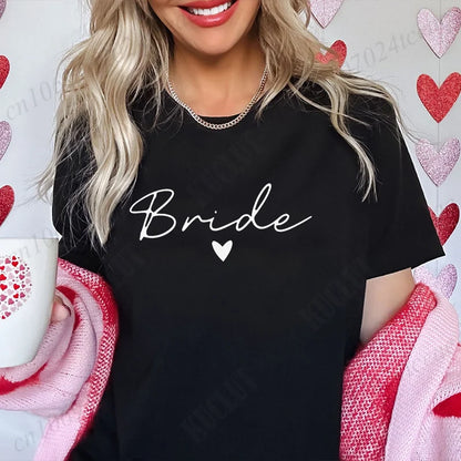 T-shirt EVJF Bride Squad à cœur