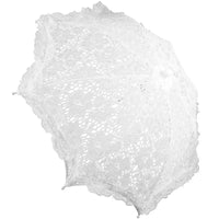 Ombrelle Décorative Mariage Dentelle Blanche — vue 7