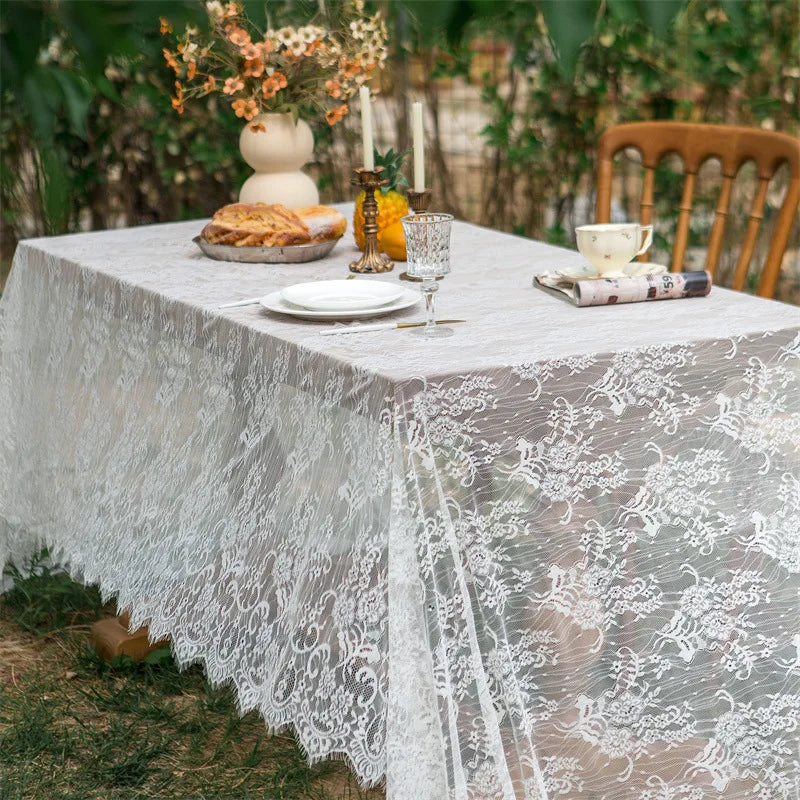 Nappe Dentelle Ajourée Mariage