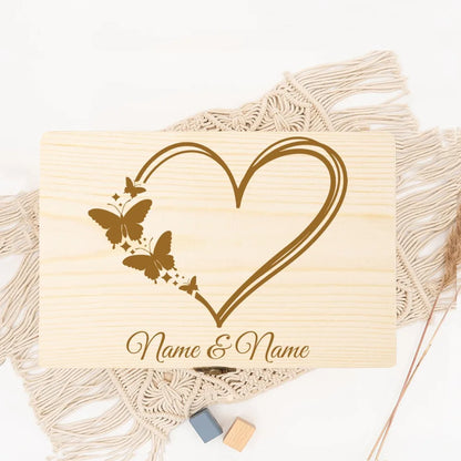 Boîte souvenir mariage fleurie personnalisée — vue 15