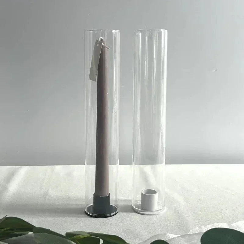 Lot de 10 photophores en verre — vue 4