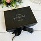 Coffret cadeau mariage personnalisé noir et blanc