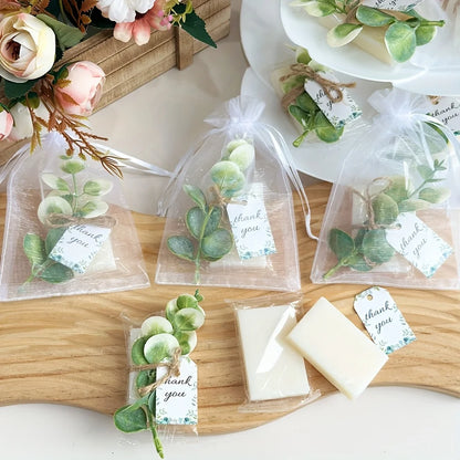Mini Savons Blancs Invités Mariage