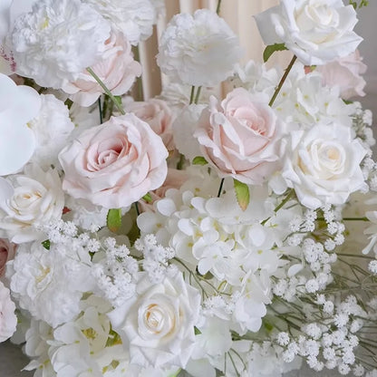 Composition Fleurs Artificielles Mariage Blanche — vue 6
