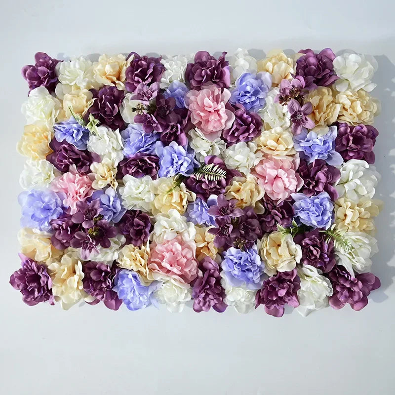 Mur de Roses Artificielles Mariage — vue 23