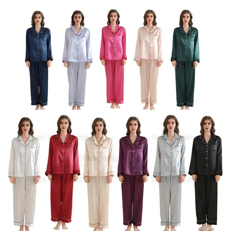 Pyjama Long Satin Demoiselles d'Honneur