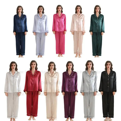 Pyjama Long Satin Demoiselles d'Honneur