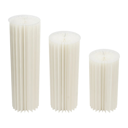 Centre de Table Mariage 3 Colonnes Pliables