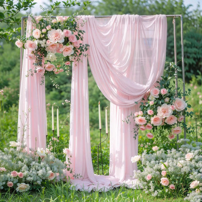 Panneau Voilage Arche Mariage Mousseline