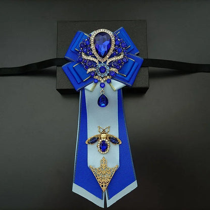 Nœud papillon mariage jabot bijou strass — vue 17