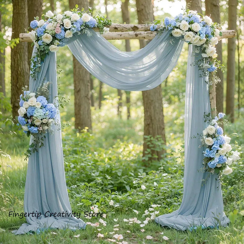 Panneau Voilage Arche Mariage Mousseline
