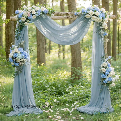 Panneau Voilage Arche Mariage Mousseline
