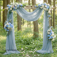 Panneau Voilage Arche Mariage Mousseline — vue 11