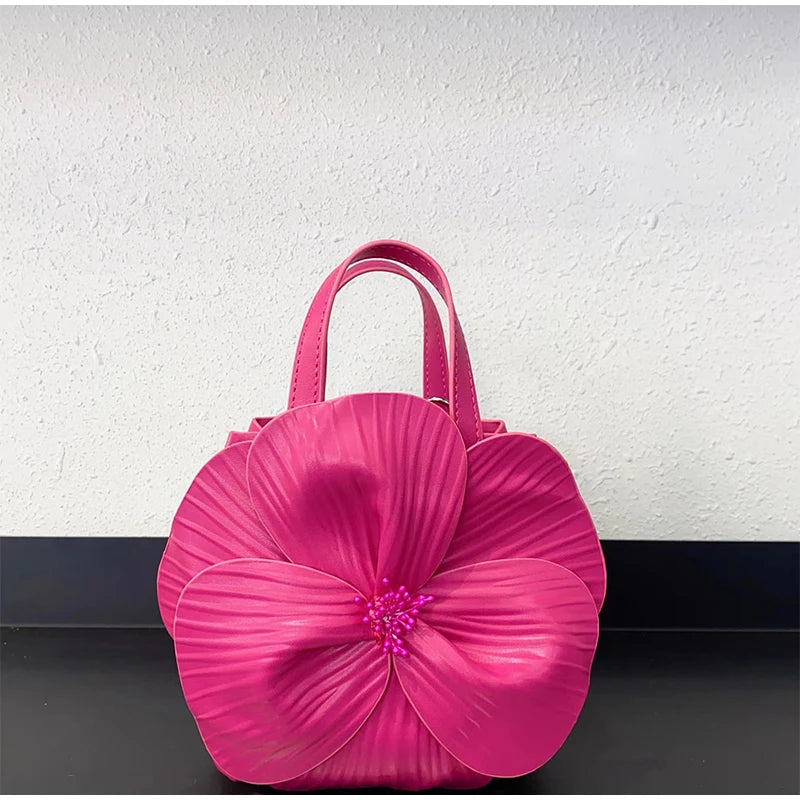 Sac à Main Fleuri Mariée