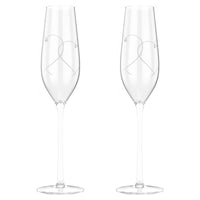 Flûtes champagne cristal des mariés — vue 7