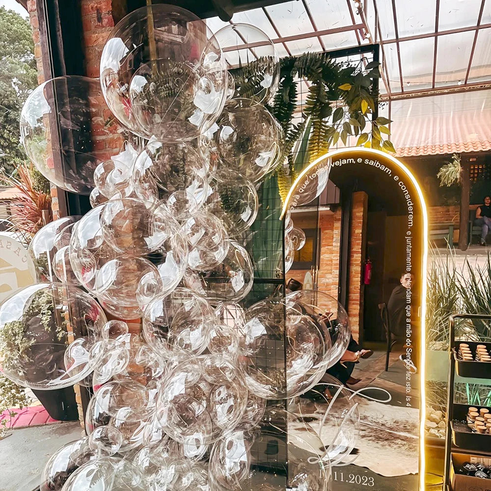 Arche Ballon Mariage Bobo Transparent — vue 4