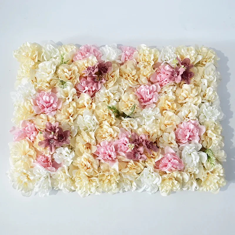 Mur de Roses Artificielles Mariage — vue 8