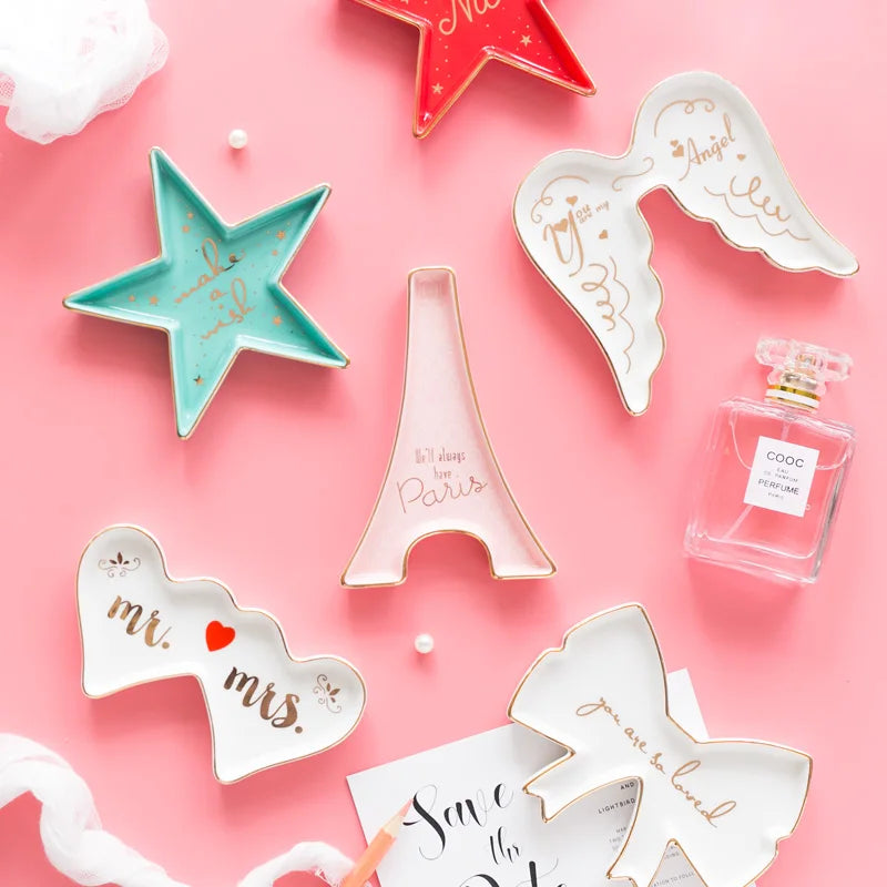 Petit vide-poche mariage en céramique