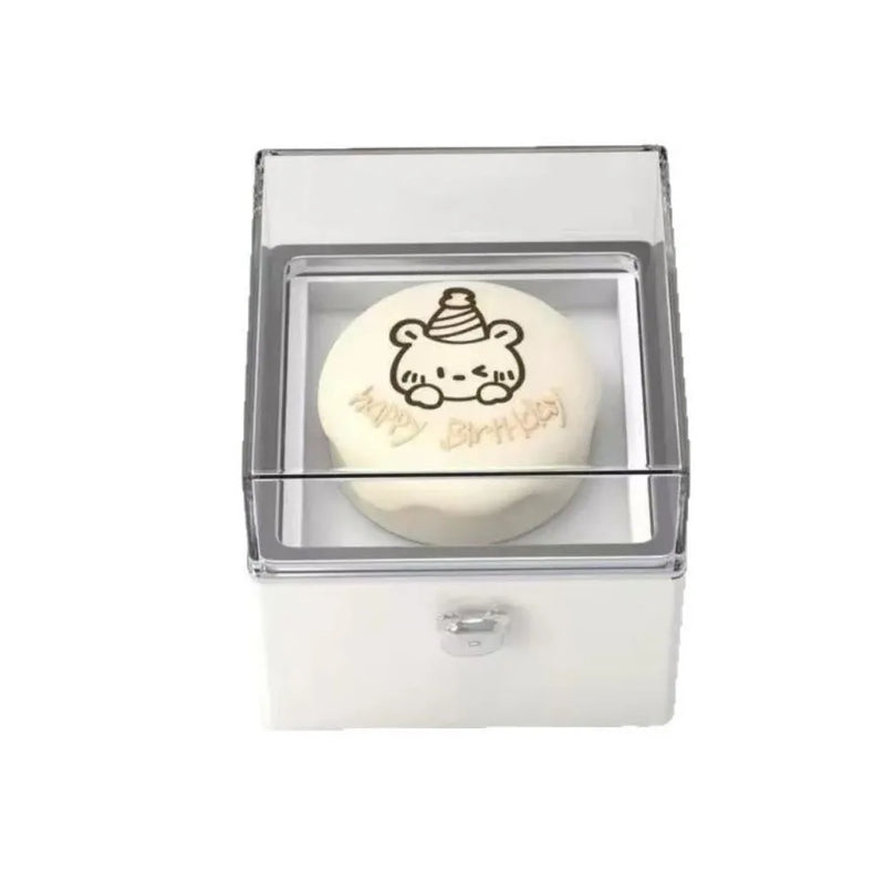 Boîte bague ourson blanche surprise — vue 7